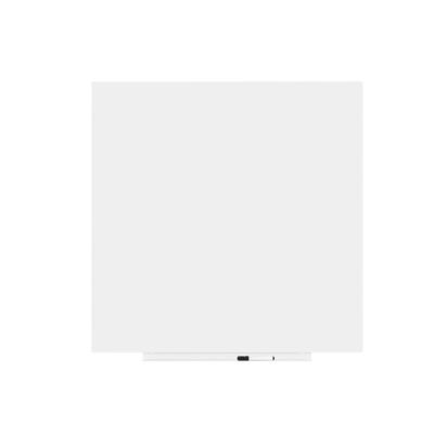 Rocada Whiteboard 6525PRO (b x h) 100 cm x 100 cm Wit (RAL 9003) Kunststof coating Incl. opbergbakje, Horizontaal- of verticaalformaat