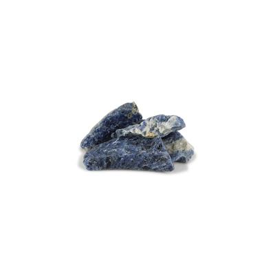 Sodaliet Brazilië, ruwe brokjes mini - 1-3 cm - blauw - M Sodaliet Brazilië, ruwe brokjes mini - 1-3 cm - blauw - M