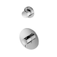 Hotbath Laddy Inbouw Thermostaat Met 1 Stopkraan 012R - Chroom - thumbnail