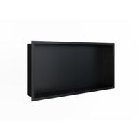 Looox BoX nis - 60X30X7cm - inbouw - met flens - zwart mat box60flmz - thumbnail