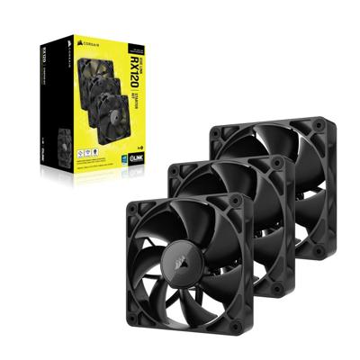 Corsair iCUE LINK RX120 PC-ventilator Zwart (b x h x d) 120 x 120 x 25 mm