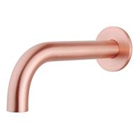 Wiesbaden Caral inbouw uitloop 20 cm messing geborsteld koper - thumbnail