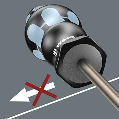Wera 3334 Zaagsnede-schroevendraaier, RVS, 1.2 x 8.0 x 175 mm - 1 stuk(s) - 05032006001 - thumbnail