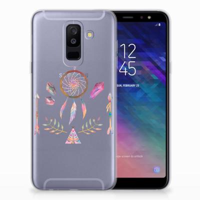 Samsung Galaxy A6 Plus (2018) Telefoonhoesje met Naam Boho Dreamcatcher Samsung Galaxy A6 Plus (2018) Telefoonhoesje met Naam Boho Dreamcatcher
