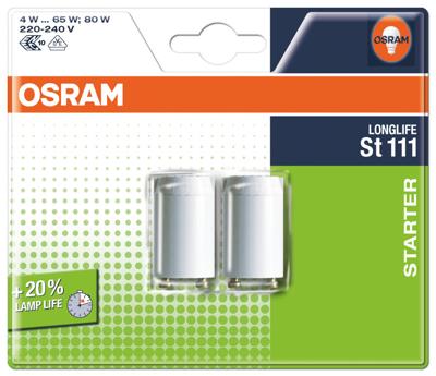 OSRAM HOMELIGHTING TL-buis starter ST 111 LL/220-240 16XTRY25 230 V 4 tot 65 W