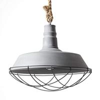 Brilliant Rope 93614/70 Hanglamp LED E27 60 W Beton-grijs - thumbnail