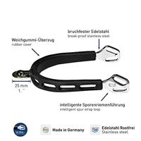 HS Ultra Fit X-Grip comfort roller sporen maat:25 - thumbnail