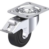 Blickle L-POEV 80KF-FI Zwenkwiel met rem Wieldiameter: 80 mm Draagvermogen (max.): 140 kg 1 stuk(s) - thumbnail
