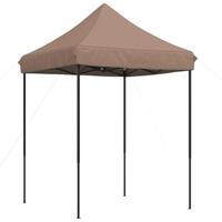 VidaXL Partytent inklapbaar pop-up 200x200x306 cm bruin - thumbnail