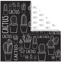 Vivi Gade Design papier, cactus, 180 gr, 5 vel/ 1 doos - thumbnail