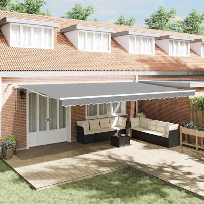 Markies met Handmatig Wit 6 x 3 m Metaal