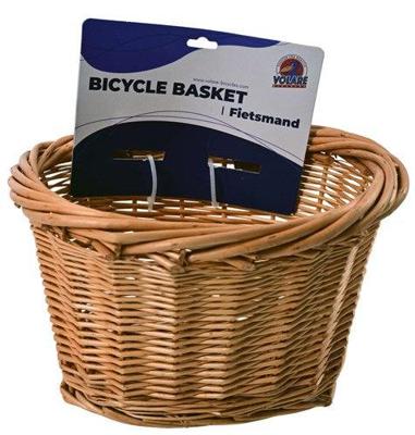 Rieten mandje met riempjes voor 12-16 inch Rieten mandje met riempjes voor 12-16 inch
