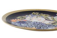 Middenstuk DKD Home Decor Blauw Multicolour Porselein 42 x 42 x 4 cm - thumbnail