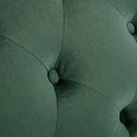 Chaise longue fluweel groen - thumbnail