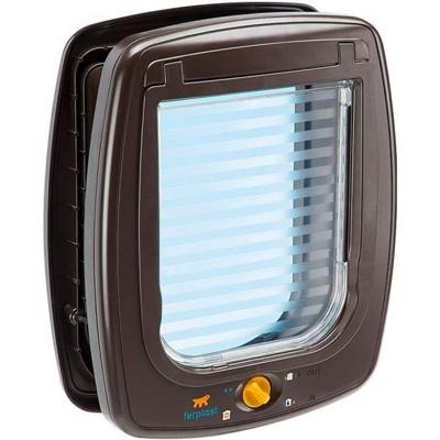 FERPLAST Chatiere kunststof schommel - 26,2 x 10,2 x 31,2 cm - bruin - voor grote katten en kleine honden