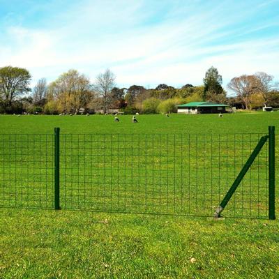 VidaXL Euro hek 10x0,8 m staal groen VidaXL Euro hek 10x0,8 m staal groen