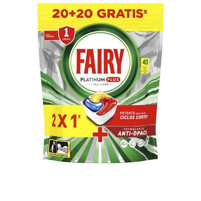 Vaatwastabletten Fairy FAIRY PLATINUM PLUS Citroen (40 Stuks) Vaatwastabletten Fairy FAIRY PLATINUM PLUS Citroen (40 Stuks)