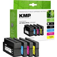 KMP Inktcartridge vervangt HP 950XL, 951XL, C2P43AE, CN045AE, CN046AE, CN047AE, CN048AE Compatibel Combipack Zwart, Cyaan, Magenta, Geel H100V 1722,4050 - thumbnail