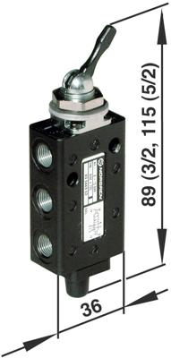 IMI NORGREN In-Line kleppen 03040302 -0.9 tot 10 bar 1 stuk(s)