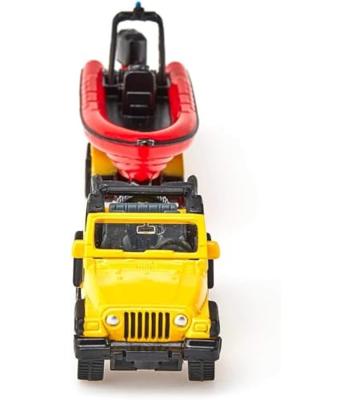 Siku 1658 jeep met boot - thumbnail