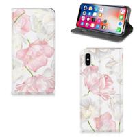 Apple iPhone Xs Max Smart Cover Lovely Flowers - thumbnail