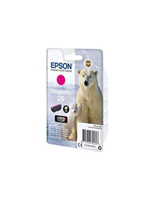 Epson Inktcartridge 26 Origineel Magenta C 13 T 26134012 Epson Inktcartridge 26 Origineel Magenta C 13 T 26134012