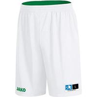JAKO 4451 Reversible Short Change 2.0 - Sportgroen/Wit - XXS - thumbnail