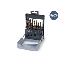 Beta 415CO/SP19 19-delig spiraalborenset met ronde schacht | HSS-CO 5% | volledig geslepen en glimmende afwerking - 004150421 004150421 - thumbnail