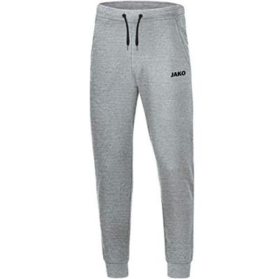 JAKO 6565K Joggingbroek Base Met Boord Kids - Lichtgrijs Gemeleerd - 152