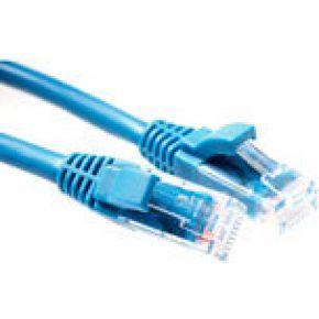 ACT Blauwe 1 meter U/UTP CAT5E patchkabel component level met RJ45 connectoren