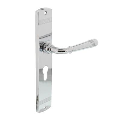 Intersteel Deurkruk Helena op schild 235x45x8 mm chroom