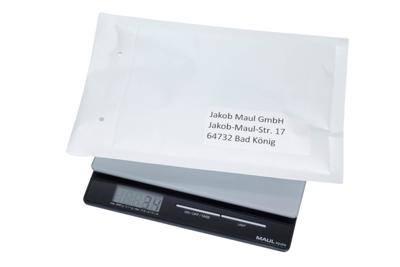 Maul MAULsquare 5000 g Brievenweegschaal Weegbereik (max.) 5 kg Resolutie 1 g Zilver