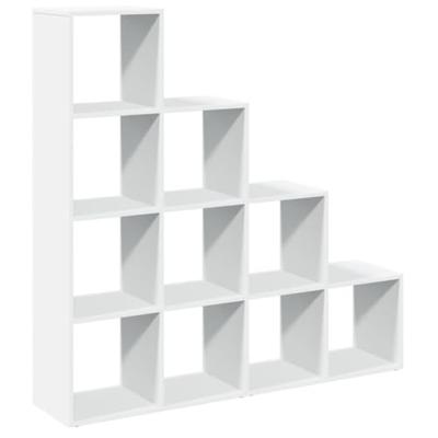 Kamerscherm / boekenkast 4-laags 131,5x29x131,5 cm hout wit