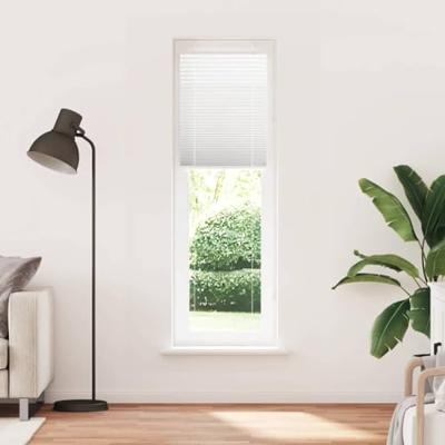 Pliss rolgordijn 65x200 cm stofbreedte 64,4 cm polyester wit - thumbnail
