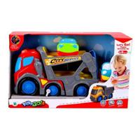 Kiddygo Auto Transporter 31 Cm Met Licht En Geluid - thumbnail