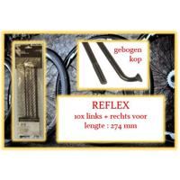 Miche spaak+nip. 10x lv+rv reflex zwart - thumbnail