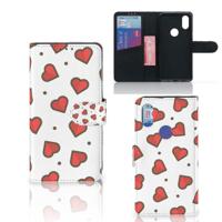 Xiaomi Mi Mix 2s | Telefoon Hoesje | Hearts | Portemonnee hoesje - thumbnail