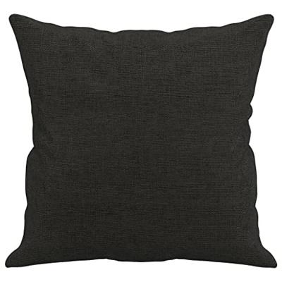 Sierkussens 2 st 40x40 cm stof zwart