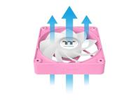Thermaltake CT120 EX Reverse ARGB Sync PC Cooling Fan Pink 3 Pack PC-ventilator Pink (b x h x d) 120 x 120 x 25 mm - thumbnail