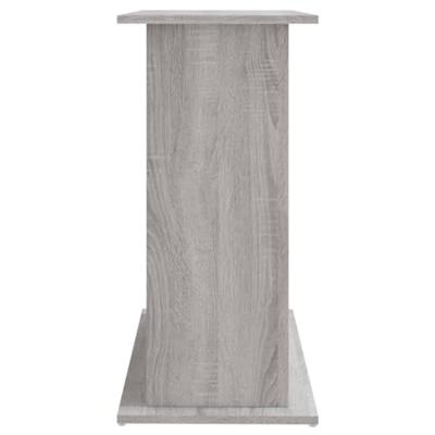 VidaXL Aquariumstandaard 81x36x73 cm bewerkt hout grijs sonoma eiken