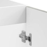 Keukenkast Kalmar Beton Grijs 80 x 46 x 81,5 cm Bewerkt hout - thumbnail