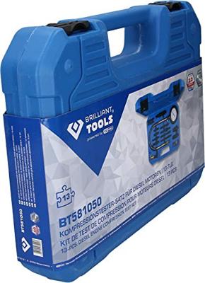 Brilliant Tools BT581050 Compressietestset voor dieselmotoren, 15-delig