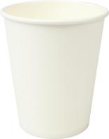Beker uit karton, 150 ml, wit, pak van 100 stuks - thumbnail