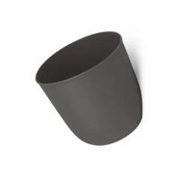 QUVIO Wand bloempot- Kunststof - Antraciet - thumbnail