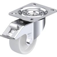 Blickle L-PO 75G-FI Zwenkwiel met rem Wieldiameter: 75 mm Draagvermogen (max.): 200 kg 1 stuk(s) - thumbnail