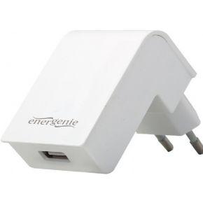 Universele USB lader, 1X USB, 2.1A, wit