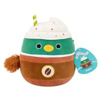 Jazwares Squishmallows knuffel pluche - avery the duck - 19cm - thumbnail