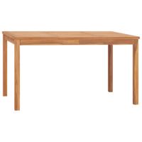 VidaXL Tuintafel 140x80x77 cm massief teakhout - thumbnail