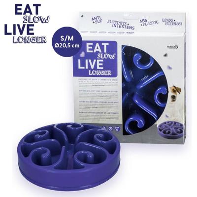 Holland EATS002 kom vertraagt maaltijden eten slow live langer, blauw