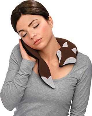 Leschi Verwarmingskussen Noah de vos - chocolade Leschi Verwarmingskussen Noah de vos - chocolade